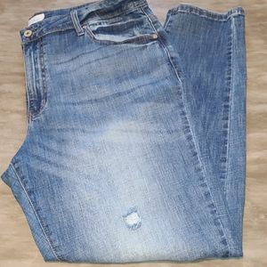 Womens distressed jeans